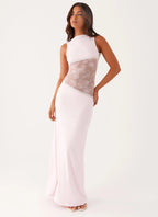 SELENA | Feminines Maxikleid mit Zarter Spitze