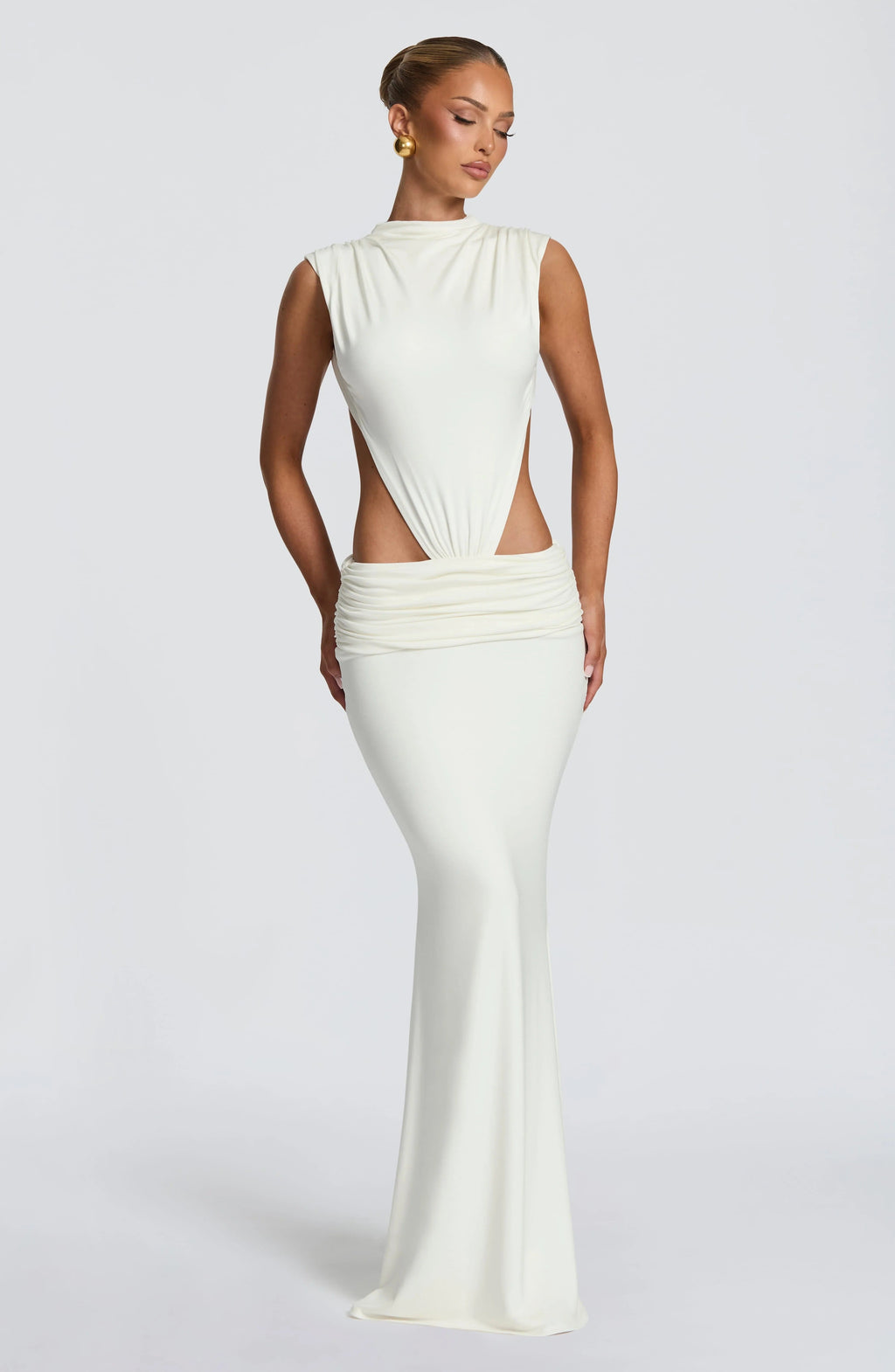 LEONIE | Abend-Maxikleid mit Offenem Rücken