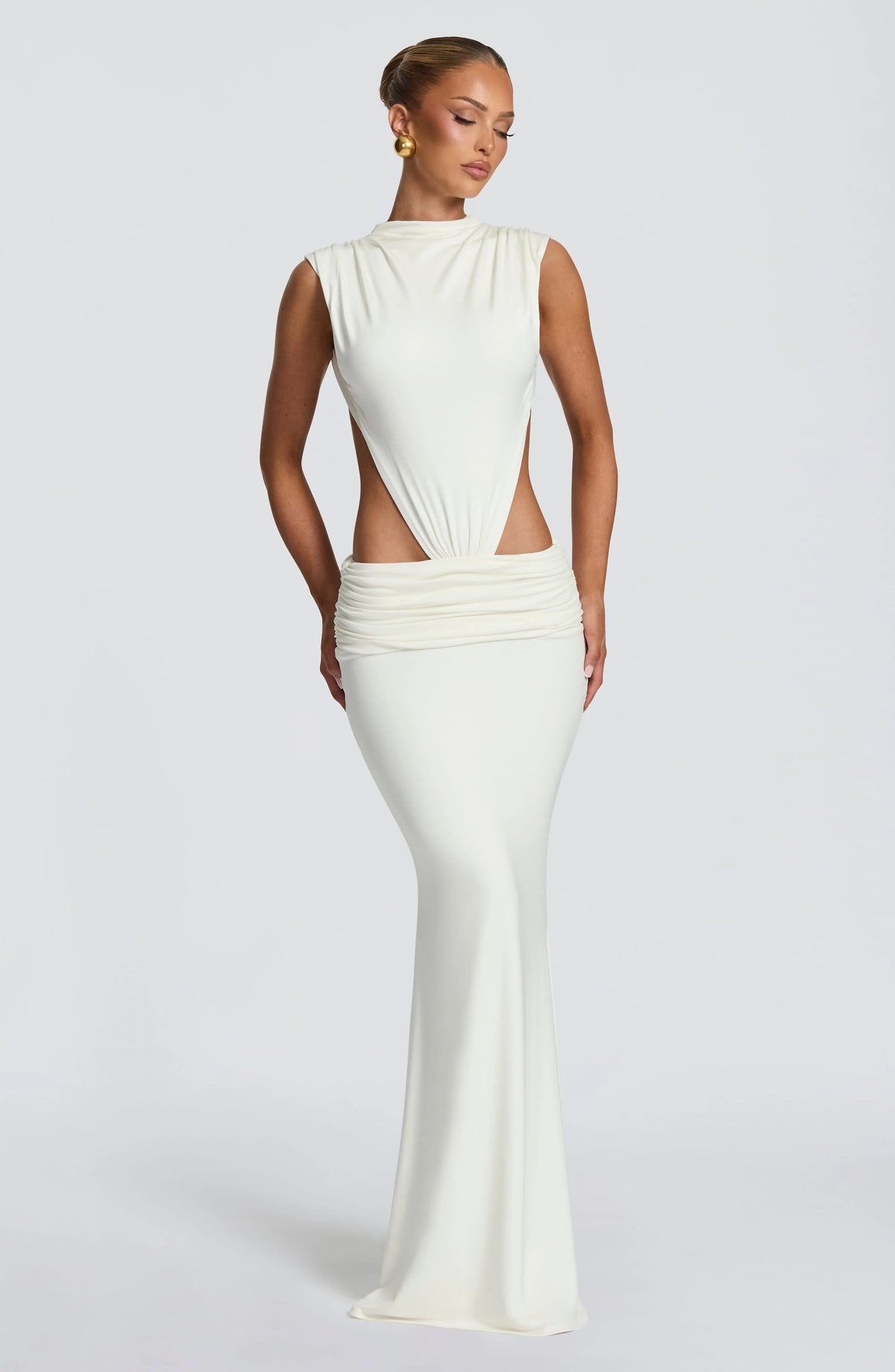 LEONIE | Abend-Maxikleid mit Offenem Rücken