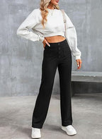 FRIEDA | High-Waist-Hose mit Weitem Bein