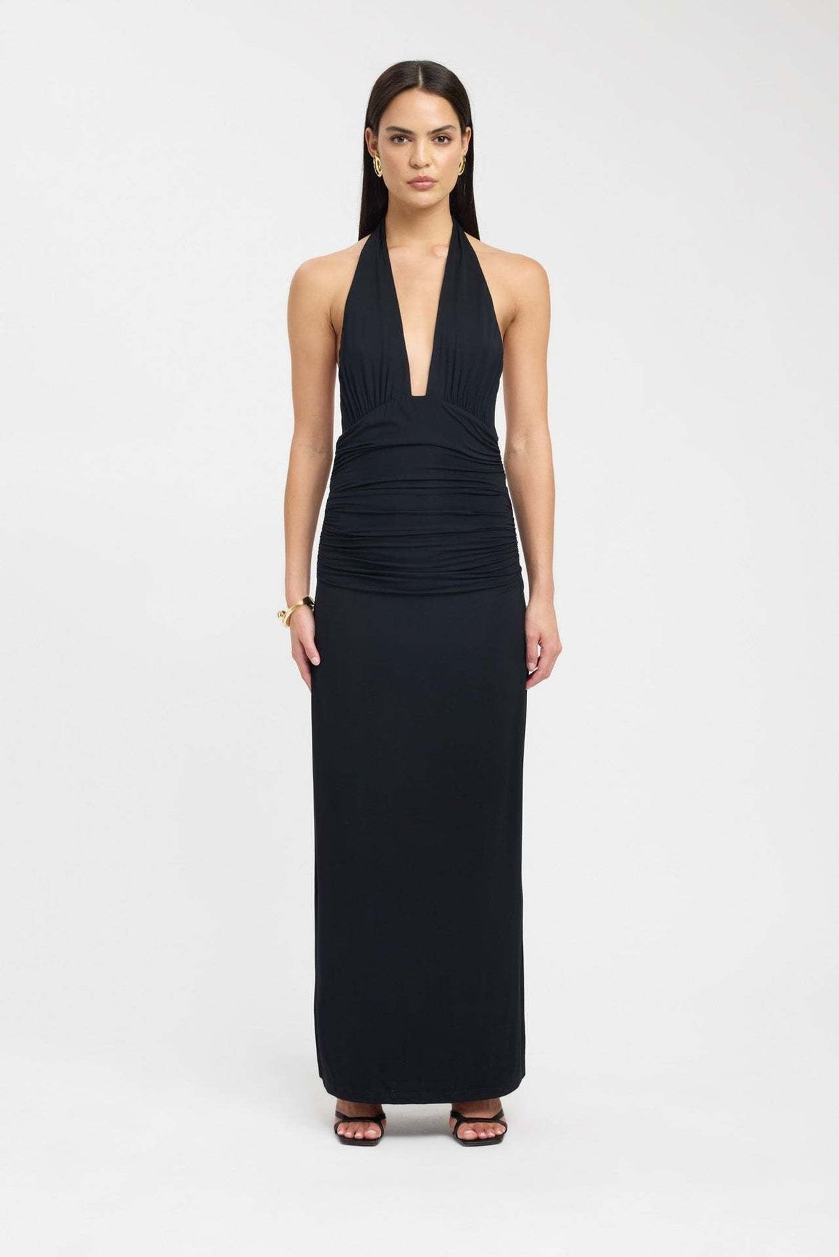 CARMEN | Maxikleid mit Geraffter Taille