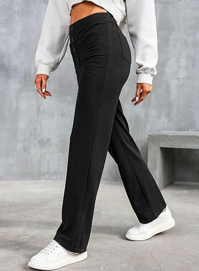 FRIEDA | High-Waist-Hose mit Weitem Bein