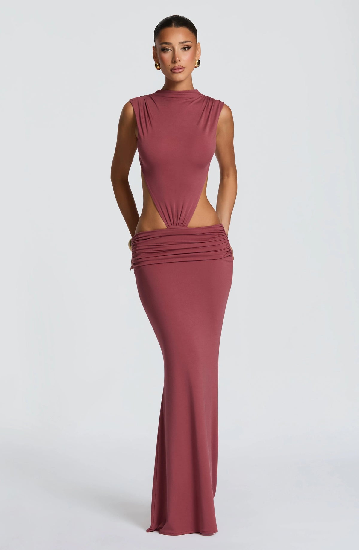 LEONIE | Abend-Maxikleid mit Offenem Rücken
