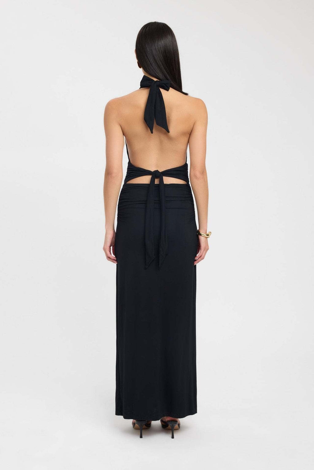 CARMEN | Maxikleid mit Geraffter Taille