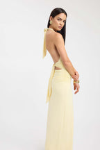 CARMEN | Maxikleid mit Geraffter Taille