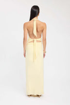 CARMEN | Maxikleid mit Geraffter Taille