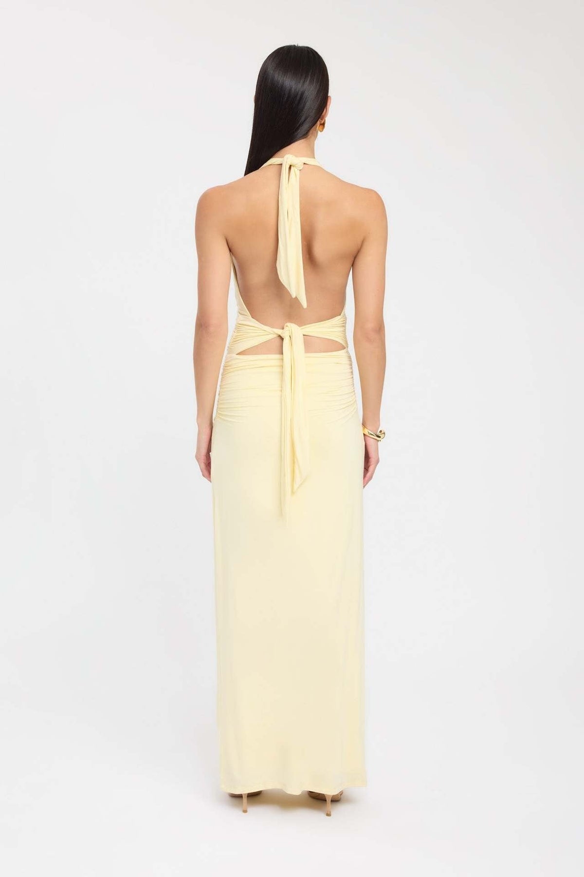 CARMEN | Maxikleid mit Geraffter Taille