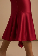 AIMEE | One-Shoulder-Midikleid