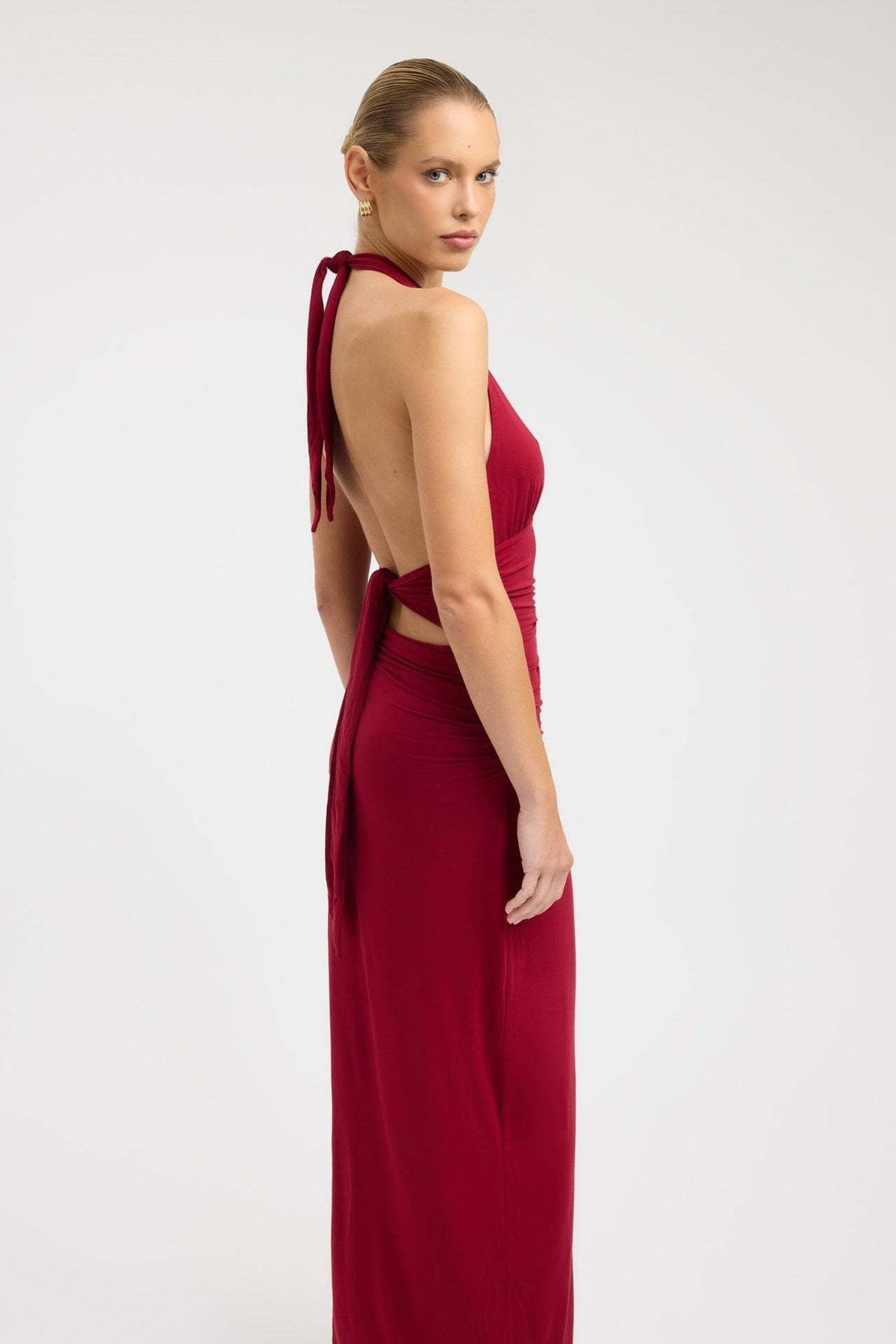 CARMEN | Maxikleid mit Geraffter Taille