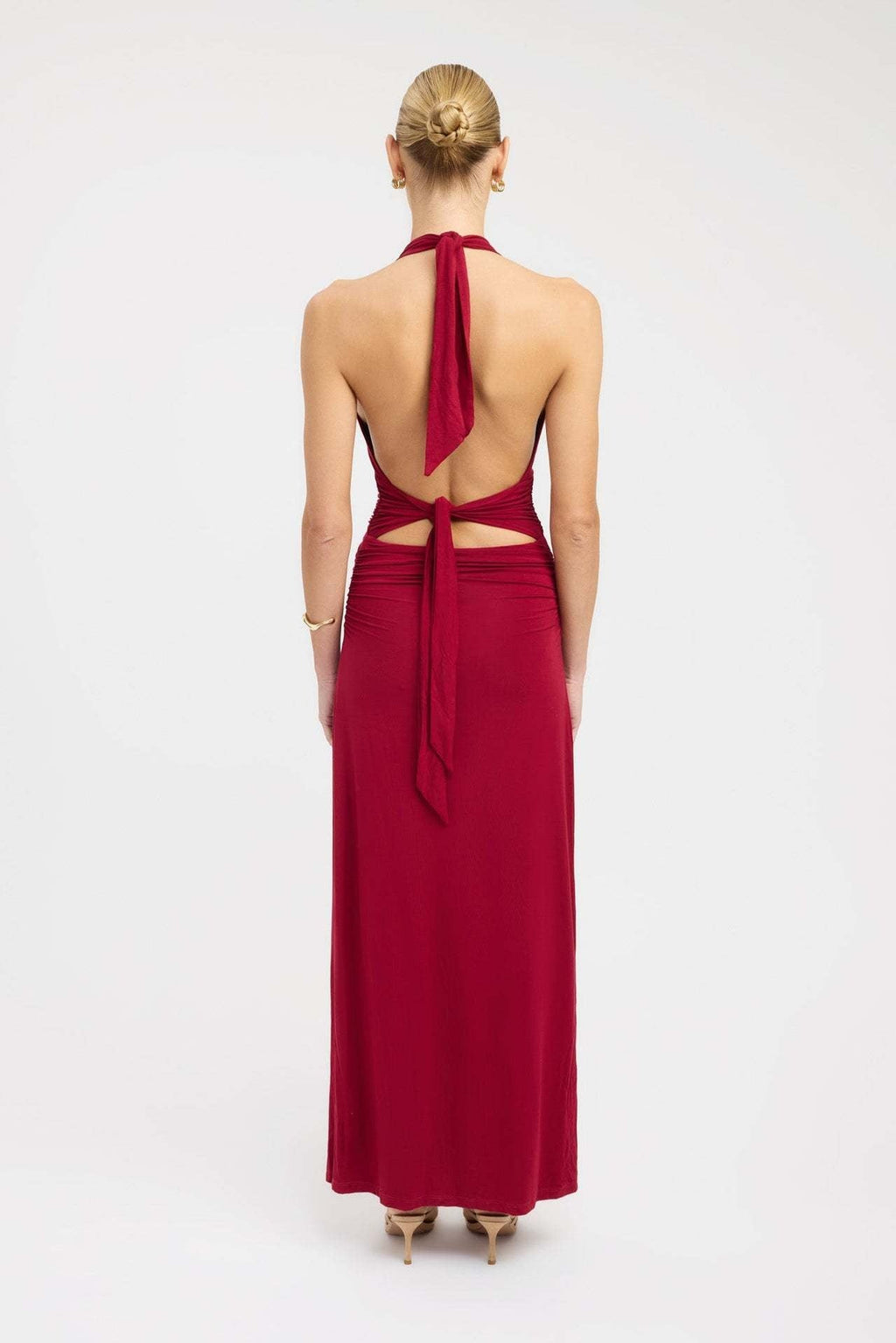 CARMEN | Maxikleid mit Geraffter Taille