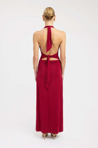 CARMEN | Maxikleid mit Geraffter Taille