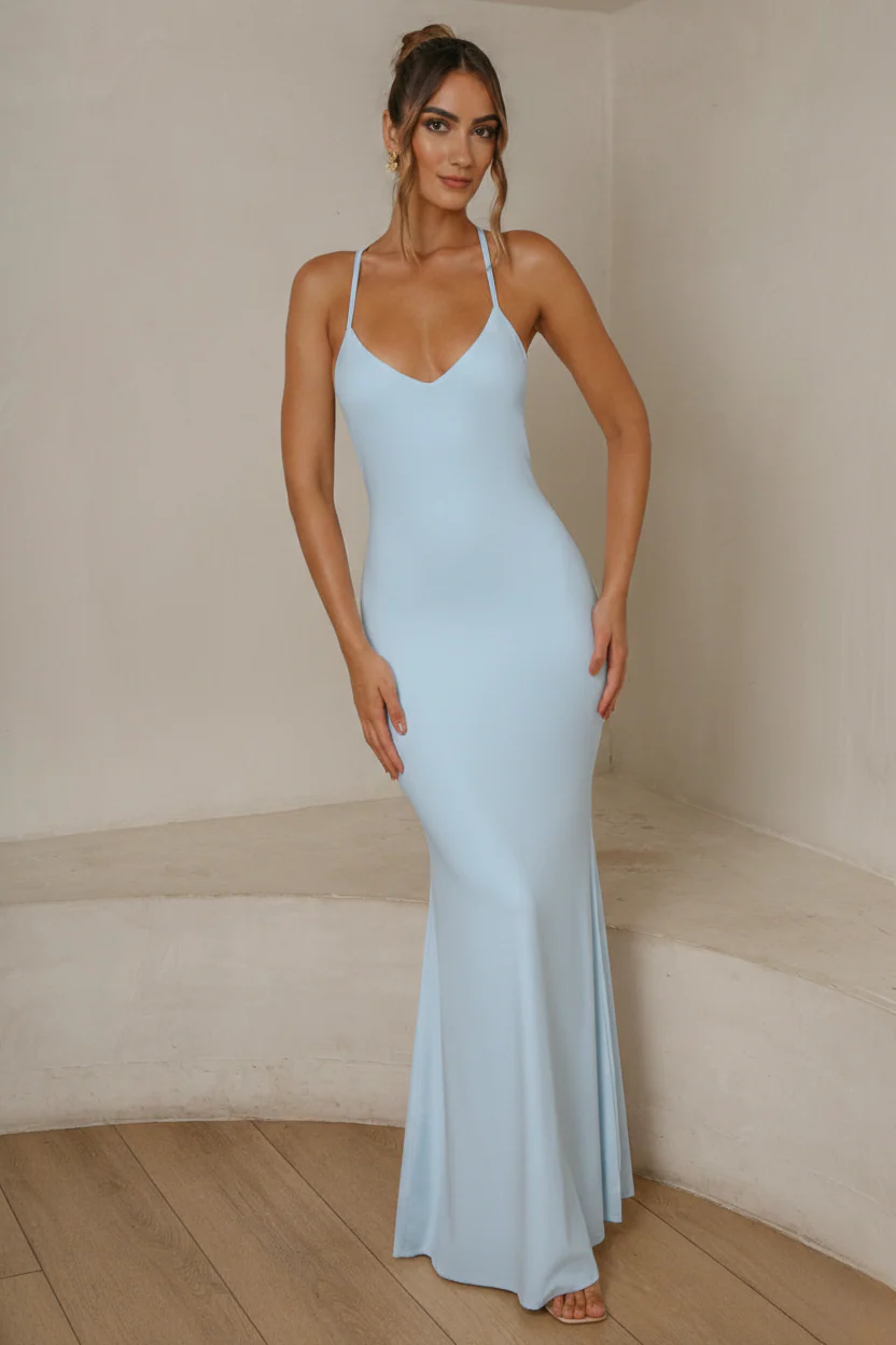 BIANCA | Maxikleid mit Offenem Rücken