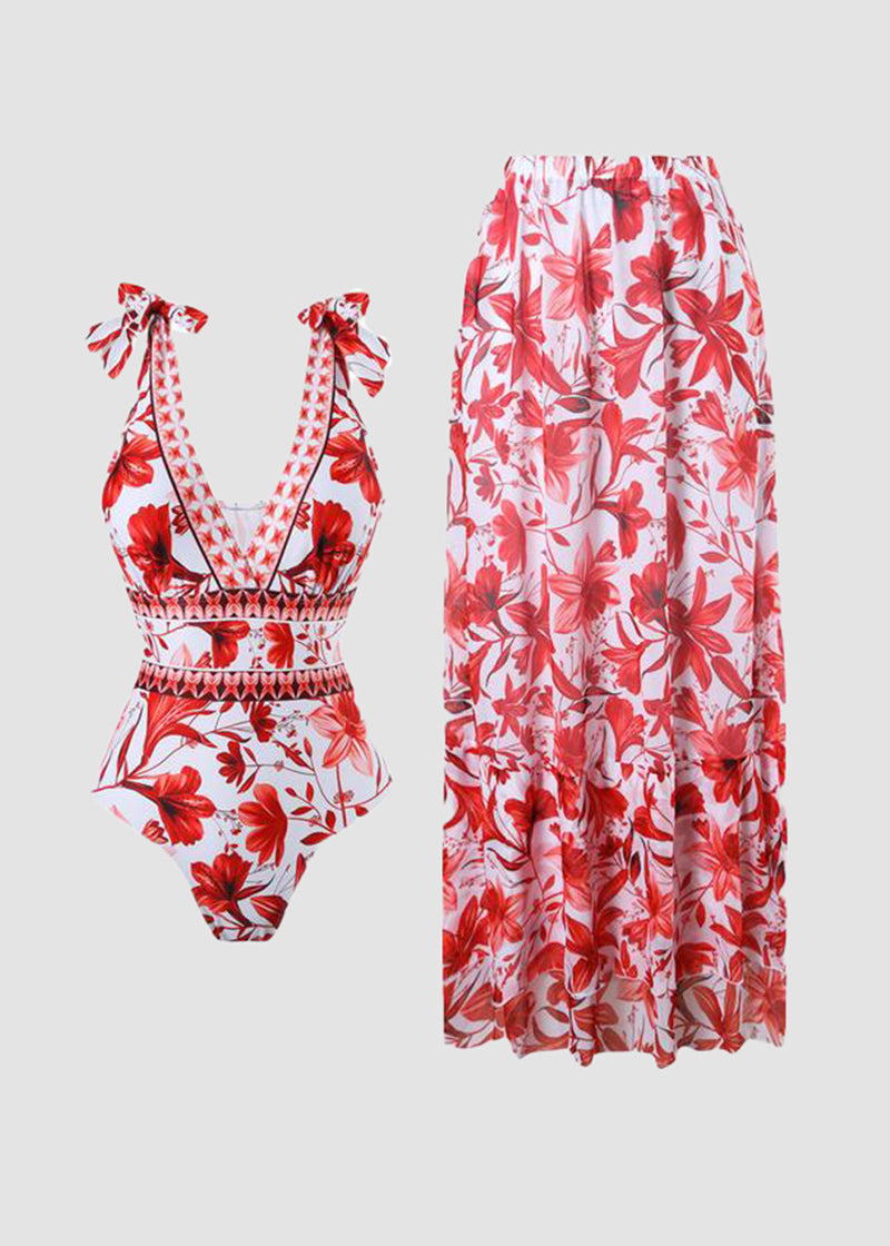AMAYA | Tropisches Swim-Dress-Set