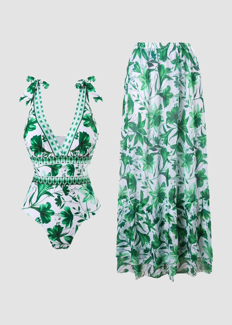 AMAYA | Tropisches Swim-Dress-Set