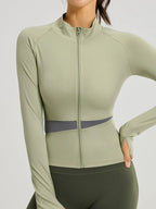 EDDA | Fitness 3-teiliges Set mit Jacke, BH und Leggings