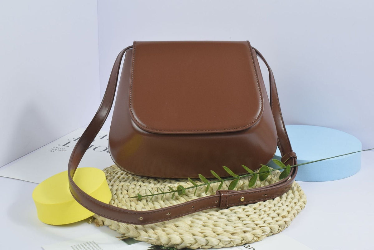 IDA | Minimalist Chestnut Crossbody Bag