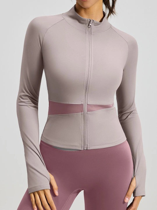 EDDA | Fitness 3-teiliges Set mit Jacke, BH und Leggings