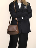 IDA | Minimalist Chestnut Crossbody Bag