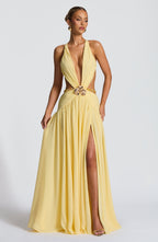 SEYA | Maxikleid mit Tiefem Ausschnitt