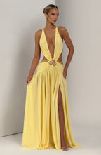 SEYA | Maxikleid mit Tiefem Ausschnitt