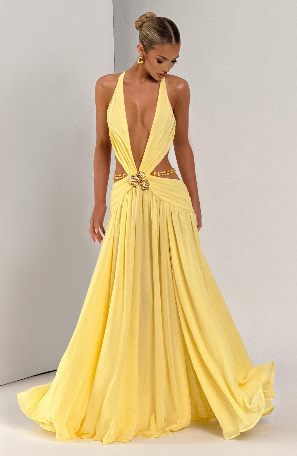 SEYA | Maxikleid mit Tiefem Ausschnitt