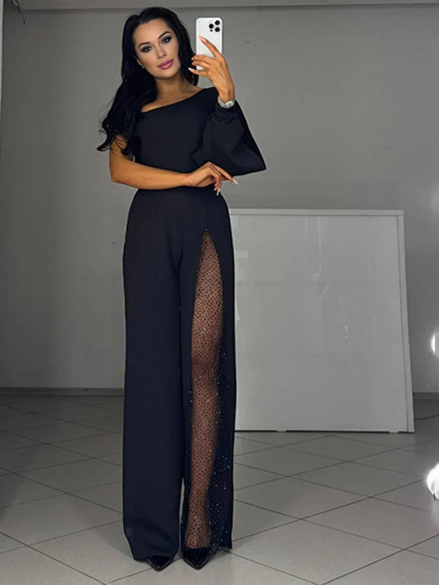 AYLIN | Statement-One-Shoulder-Jumpsuit