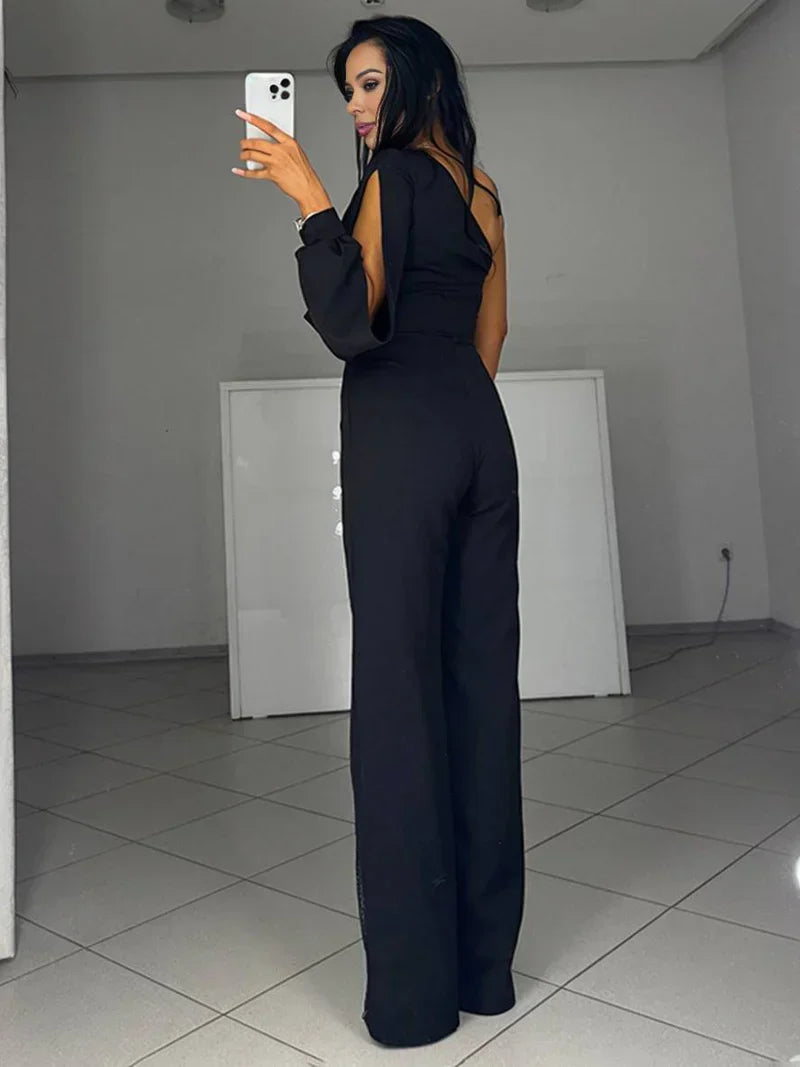 AYLIN | Statement-One-Shoulder-Jumpsuit