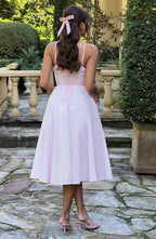 MAILEEN | Elegantes Midi Kleid im Corset Stil