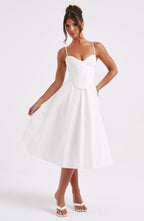 MAILEEN | Elegantes Midi Kleid im Corset Stil