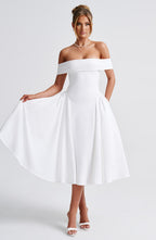 IMANI | Elegantes Midikleid