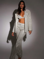 KYLIE - Glänzender Anzug Set