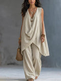 SWANNIE | Lockeres Boho-Set aus Baumwoll- und Leinenmischung