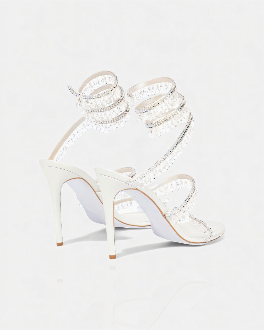 ADELIA | High-Heel-Sandalen mit Wickelriemen