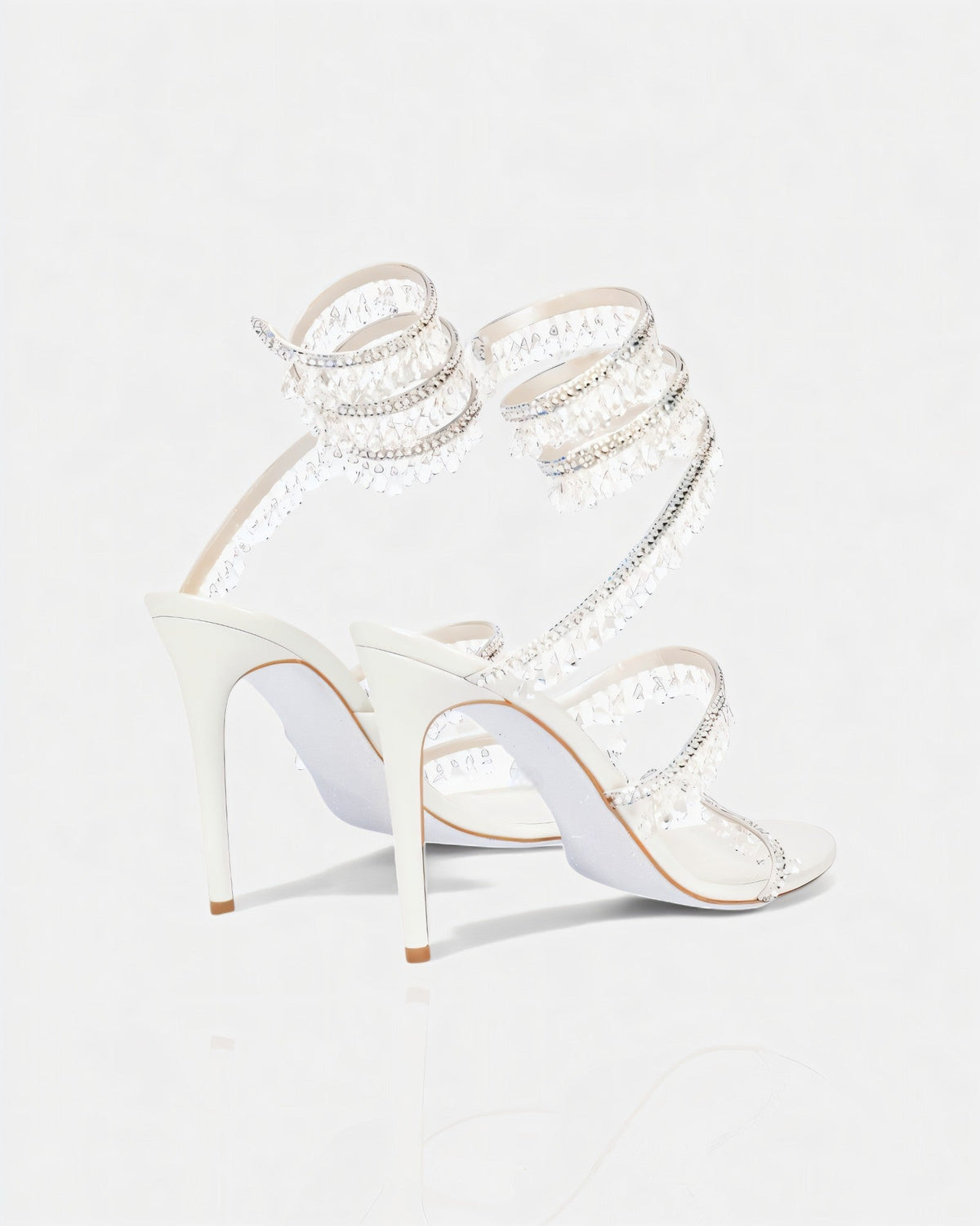 ADELIA | High-Heel-Sandalen mit Wickelriemen