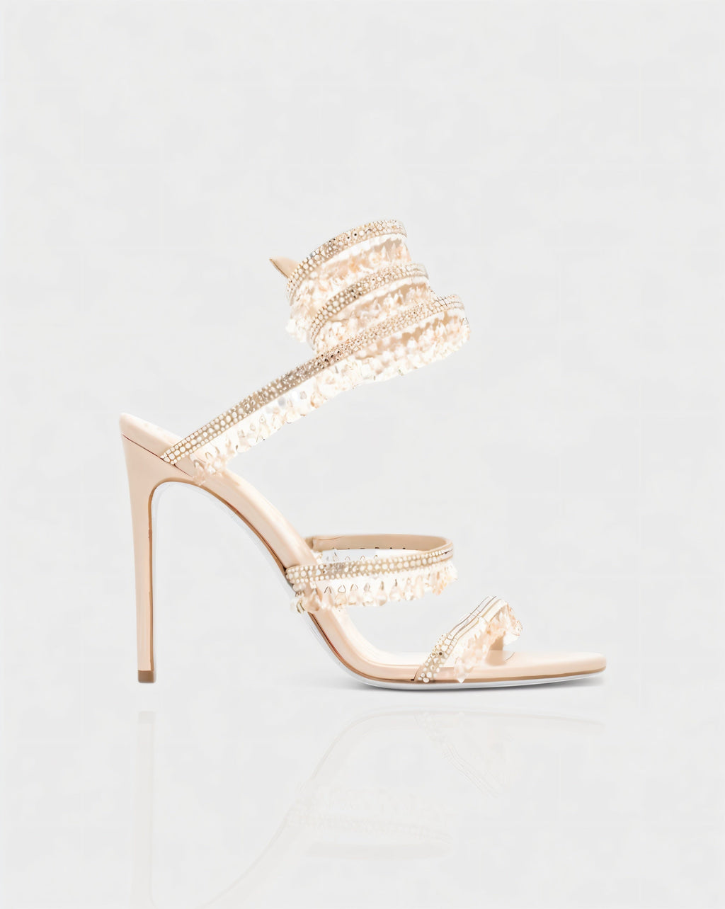 ADELIA | High-Heel-Sandalen mit Wickelriemen