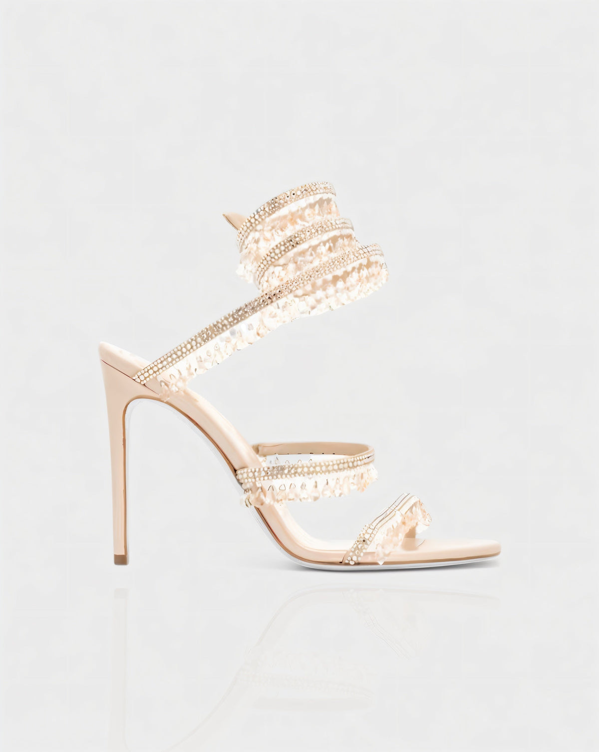 ADELIA | High-Heel-Sandalen mit Wickelriemen