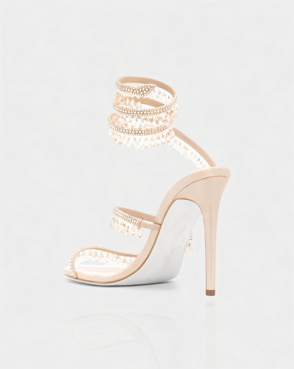 ADELIA | High-Heel-Sandalen mit Wickelriemen