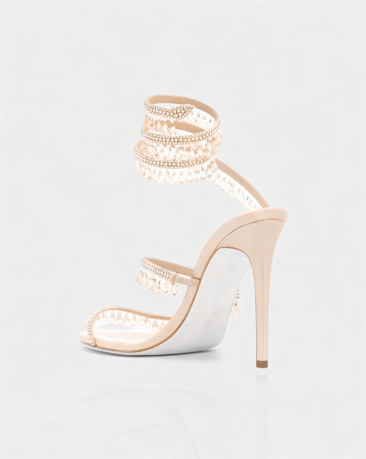 ADELIA | High-Heel-Sandalen mit Wickelriemen