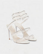 ADELIA | High-Heel-Sandalen mit Wickelriemen