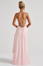 LISA | Maxikleid mit Hohem Schlitz