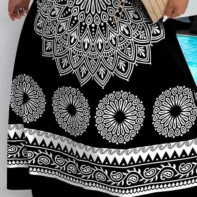 MINA | Ärmelloses Boho-Maxikleid
