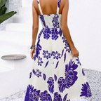 HEDI | Maxikleid mit Eckigem Ausschnitt