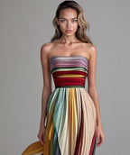 TALMA | Fließendes Maxikleid mit Farbverlauf