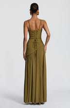 DANIELA | Elegantes Maxikleid Figurbetontem Oberteil