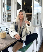 JASMIN | Weicher Teddy-Mantel