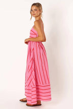 MEYRA | Sommer Gestreiftes Maxikleid