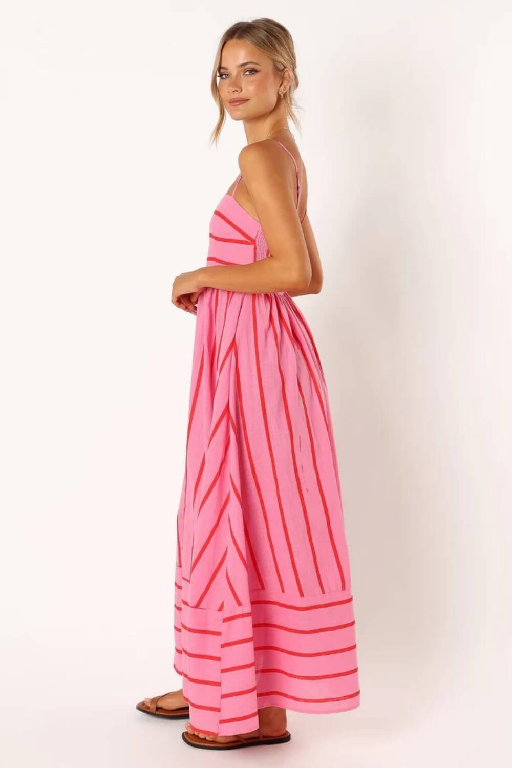 MEYRA | Sommer Gestreiftes Maxikleid