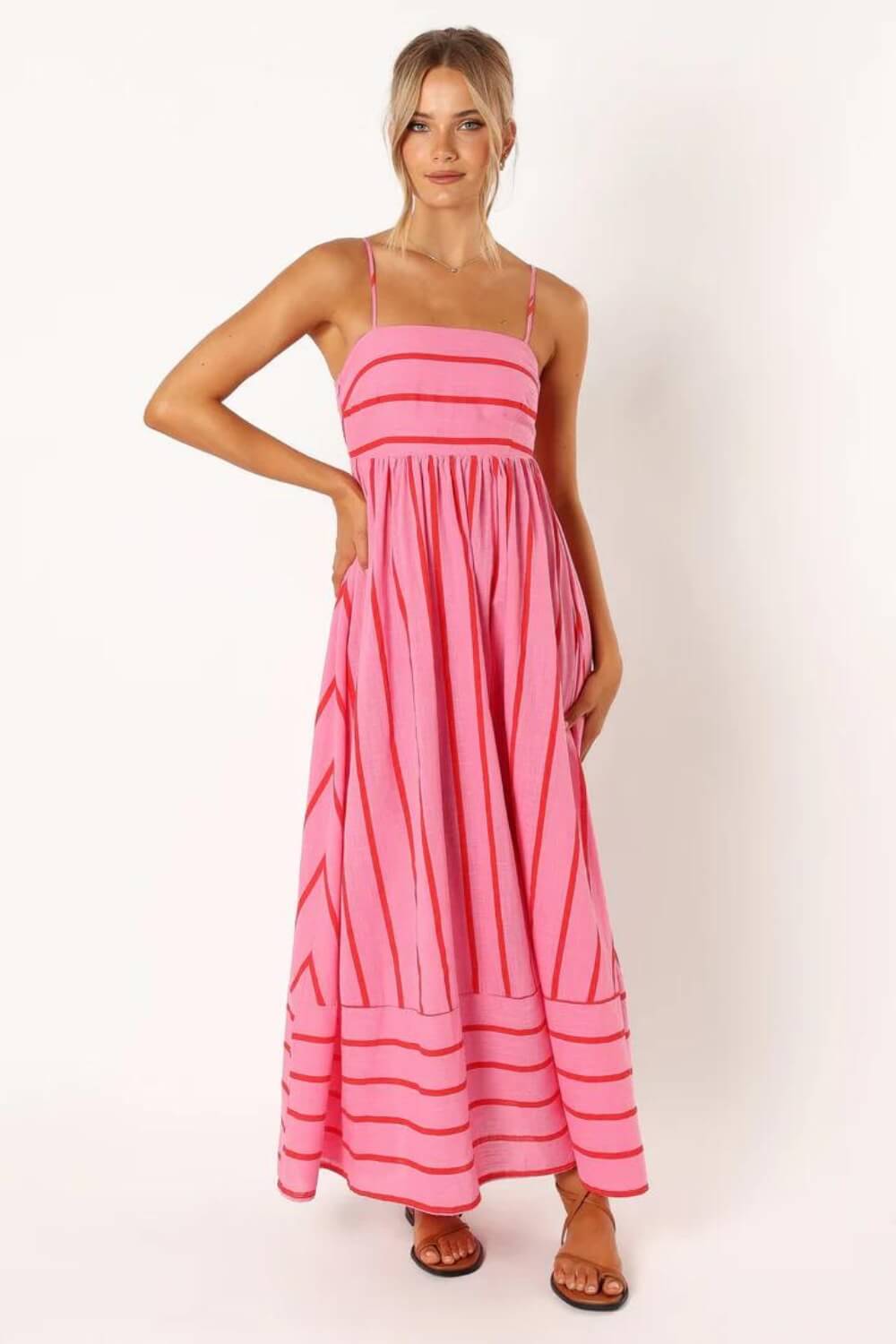 MEYRA | Sommer Gestreiftes Maxikleid