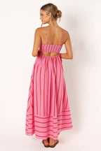 MEYRA | Sommer Gestreiftes Maxikleid