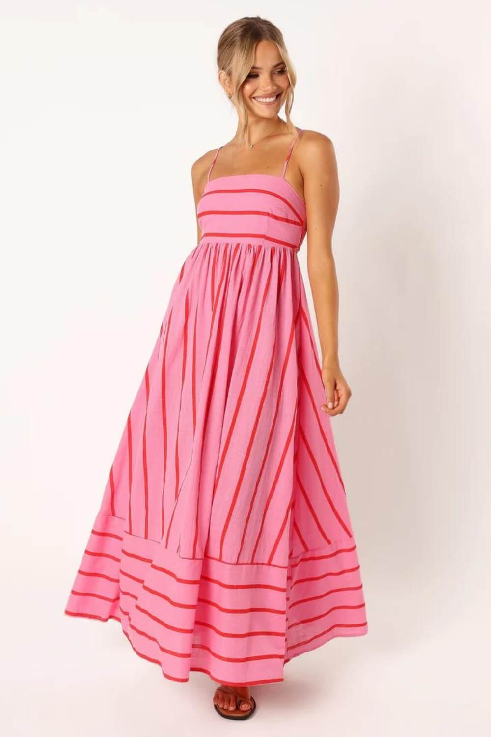 MEYRA | Sommer Gestreiftes Maxikleid